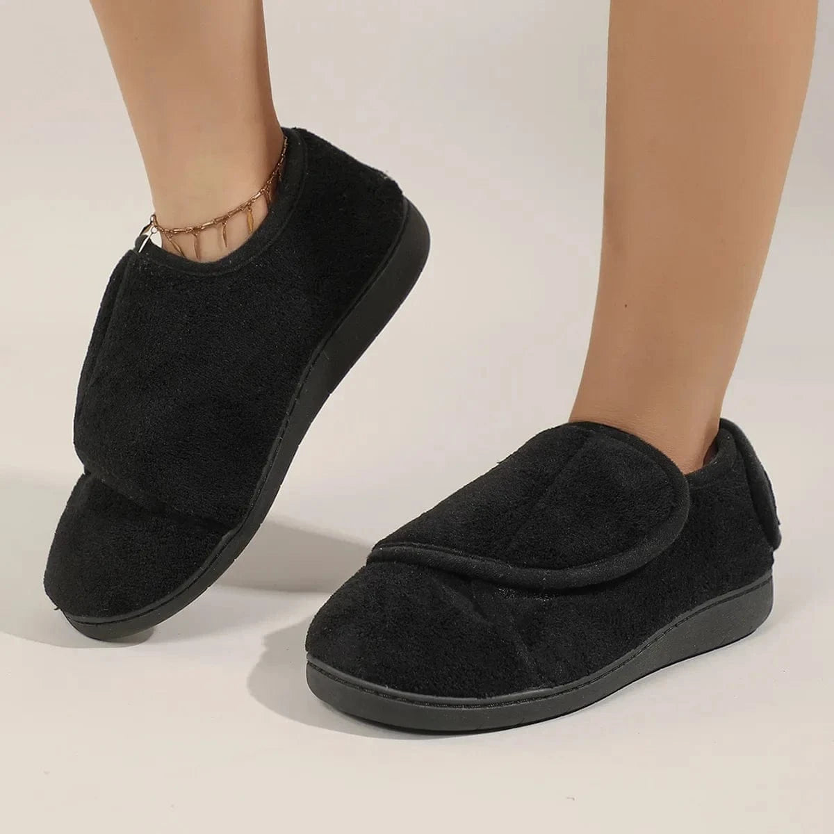 Chausson Orthopédique en Fourrure Moelleuse Unisexes