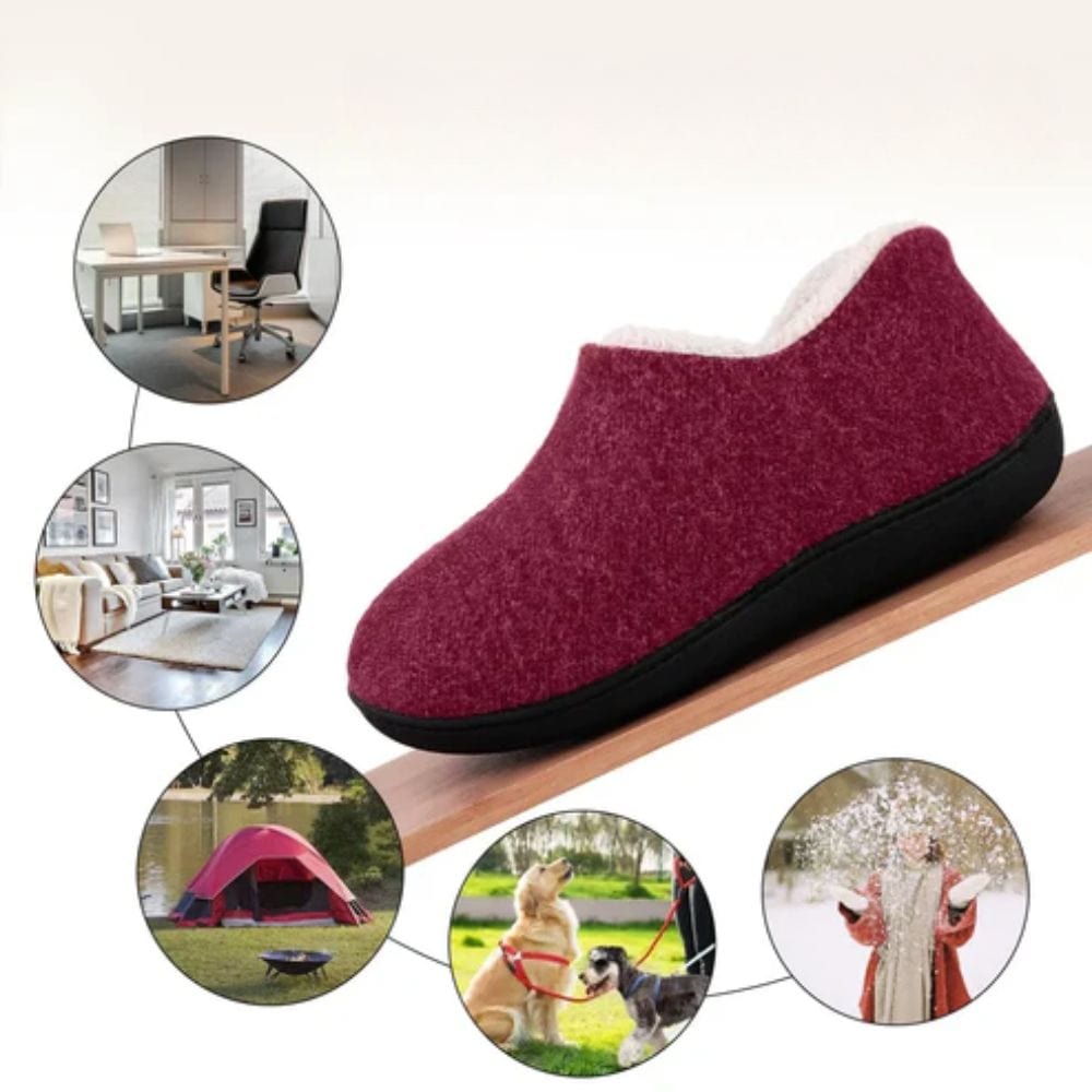 Chausson Orthopédique Femme Design et Chaud pour l’Hiver