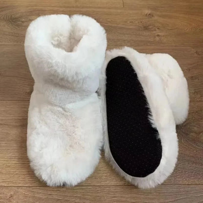 Chausson Orthopédique Femme Épais avec Intérieur en Fourrure