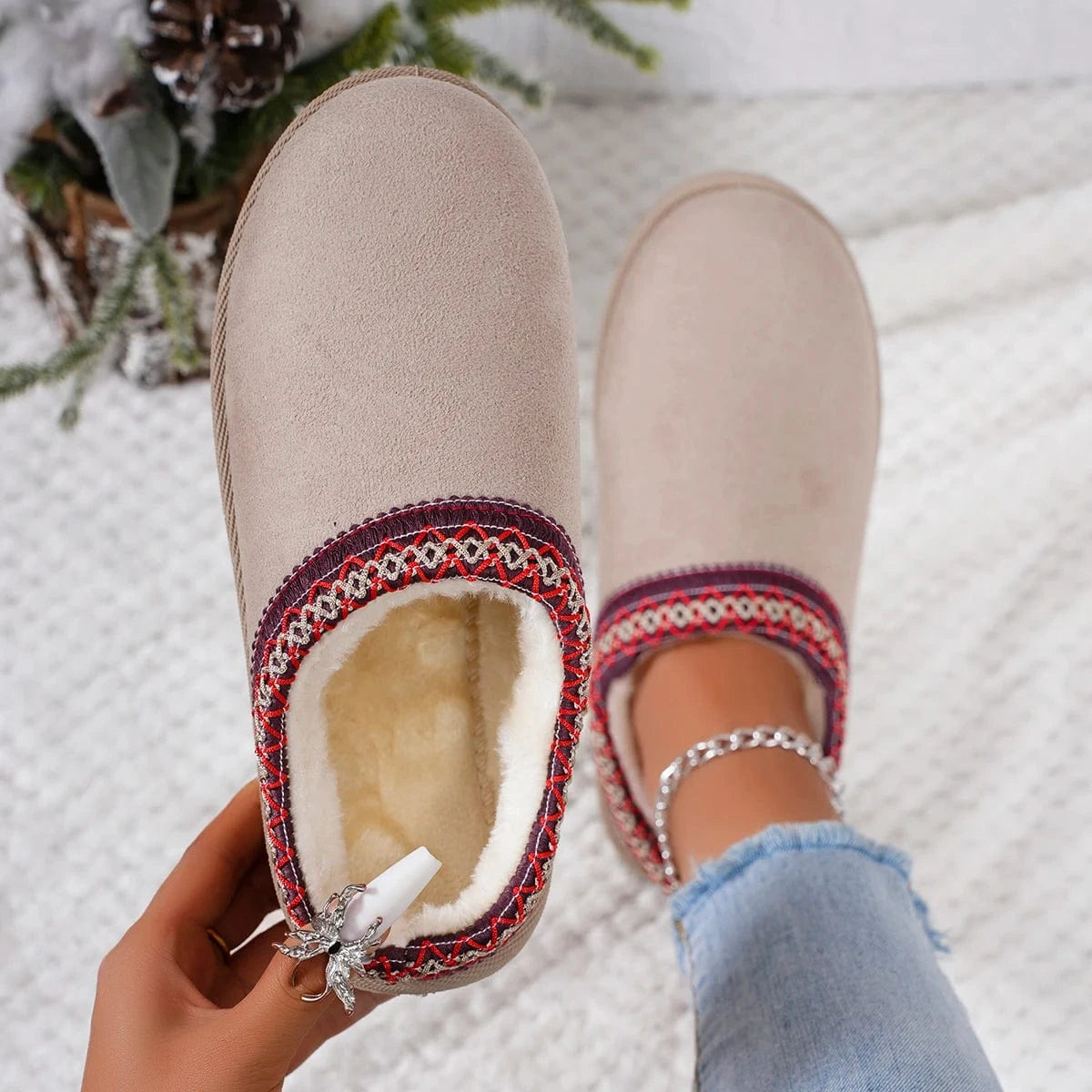 Chaussons Orthopédique à Semelle Compensée