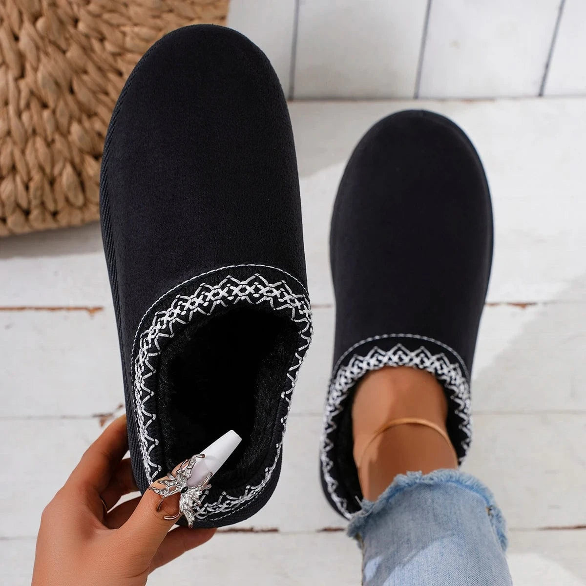 Chaussons Orthopédique à Semelle Compensée