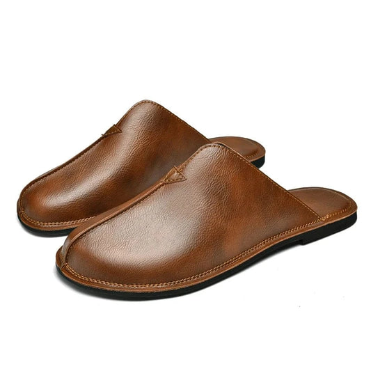 Chaussons Orthopédique en Cuir pour Homme