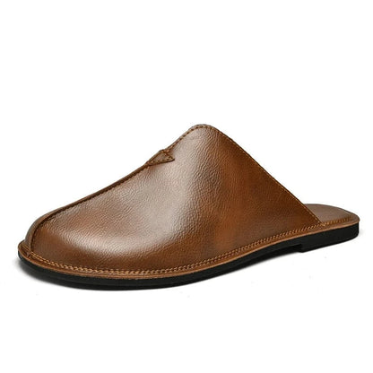 Chaussons Orthopédique en Cuir pour Homme