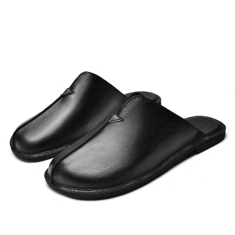 Chaussons Orthopédique en Cuir pour Homme