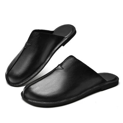 Chaussons Orthopédique en Cuir pour Homme
