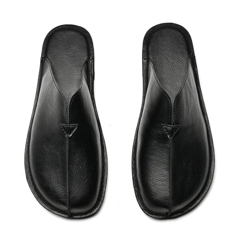 Chaussons Orthopédique en Cuir pour Homme