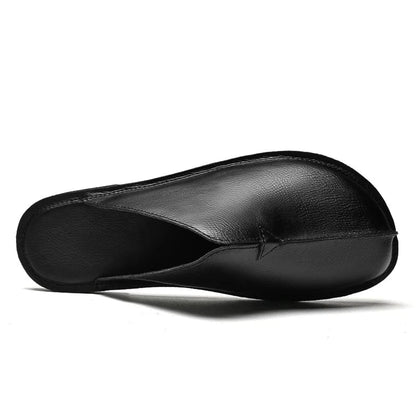 Chaussons Orthopédique en Cuir pour Homme