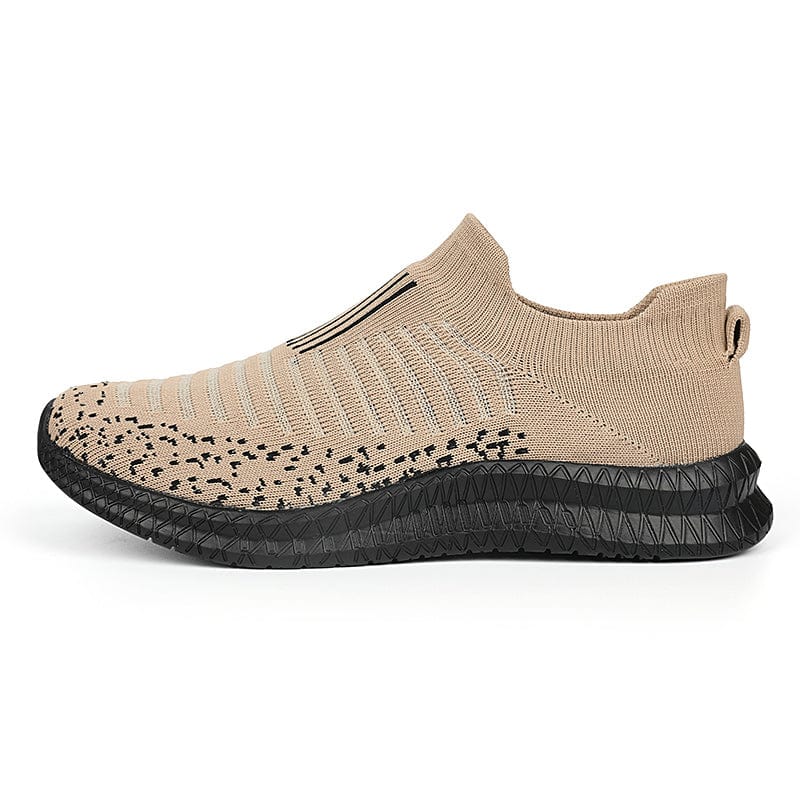 Chaussure Orthopédique Homme Respirante en Maille Marron