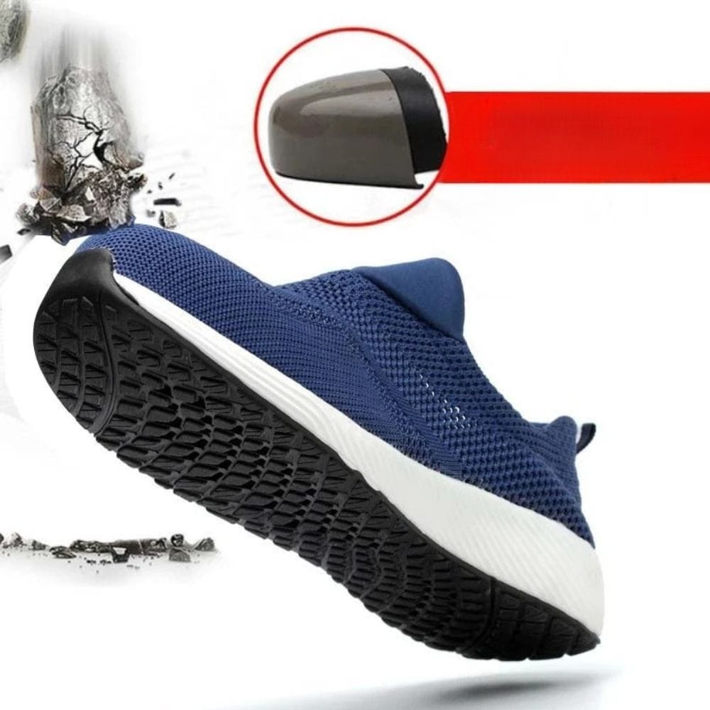 Chaussure Orthopédique Homme Robuste Et Durable Bleue