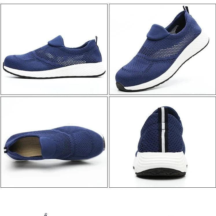 Chaussure Orthopédique Homme Robuste Et Durable Bleue