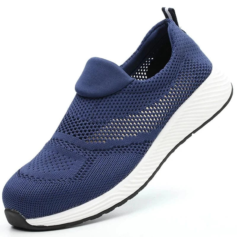 Chaussure Orthopédique Homme Robuste Et Durable Bleue