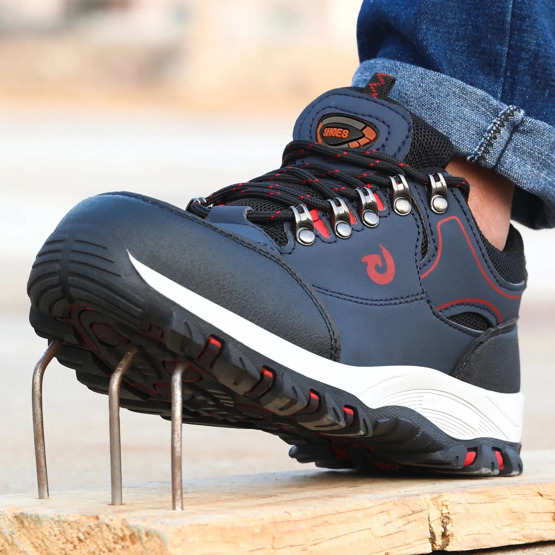 Chaussures de Sécurité Orthopédique Anti-Écrasement avec Lacets