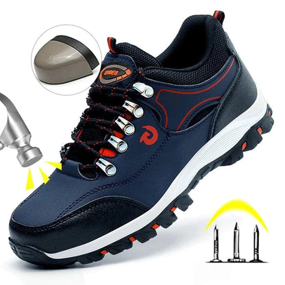 Chaussures de Sécurité Orthopédique Anti-Écrasement avec Lacets