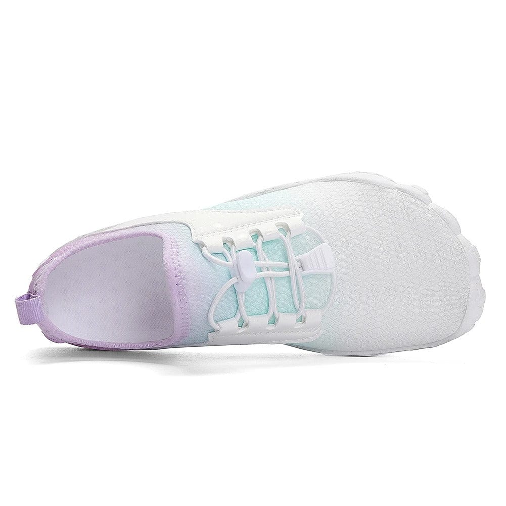 Chaussures Orthopédiques Blanches à Lacets pour Femme