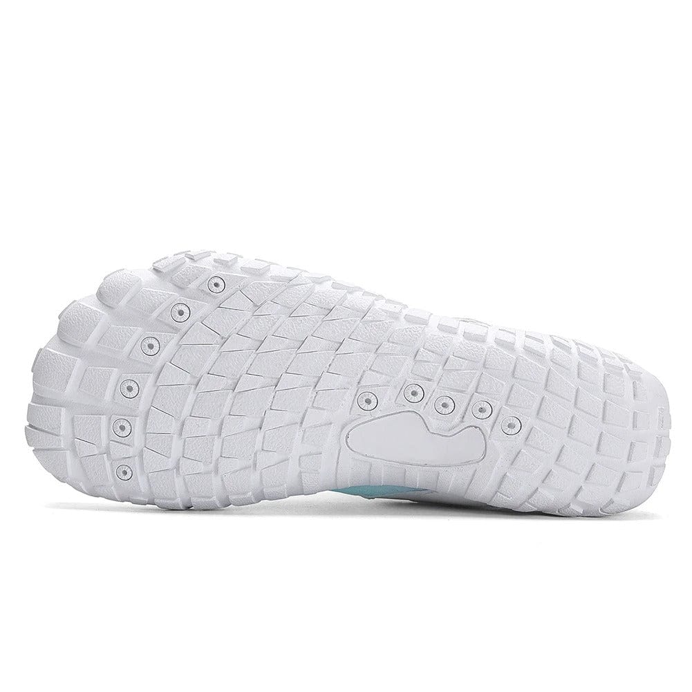 Chaussures Orthopédiques Blanches à Lacets pour Femme