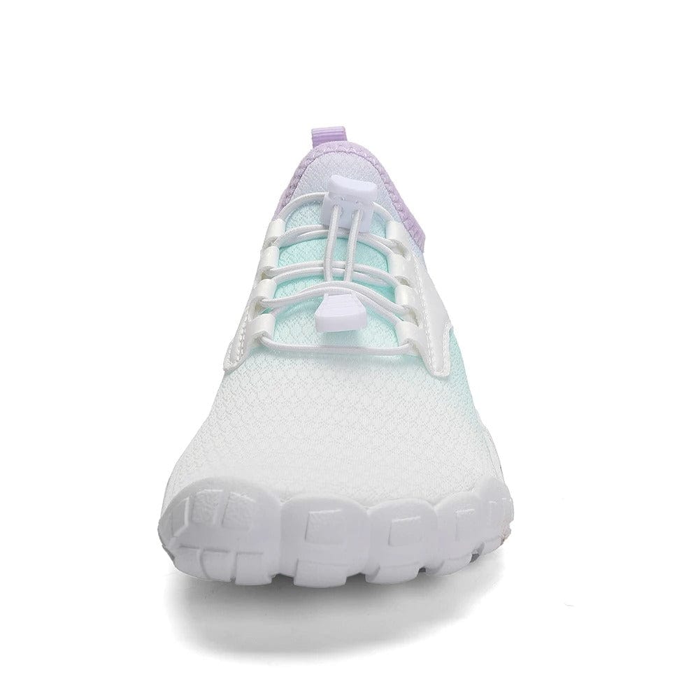 Chaussures Orthopédiques Blanches à Lacets pour Femme