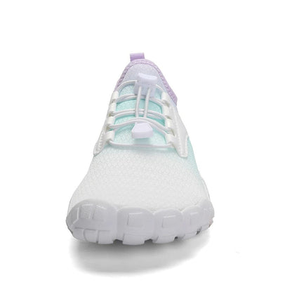 Chaussures Orthopédiques Blanches à Lacets pour Femme