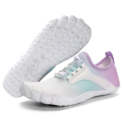 Chaussures Orthopédiques Blanches à Lacets pour Femme