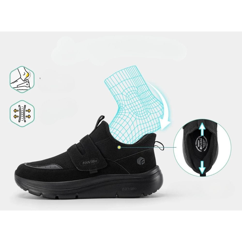 Chaussures Orthopédiques Bleues pour Homme