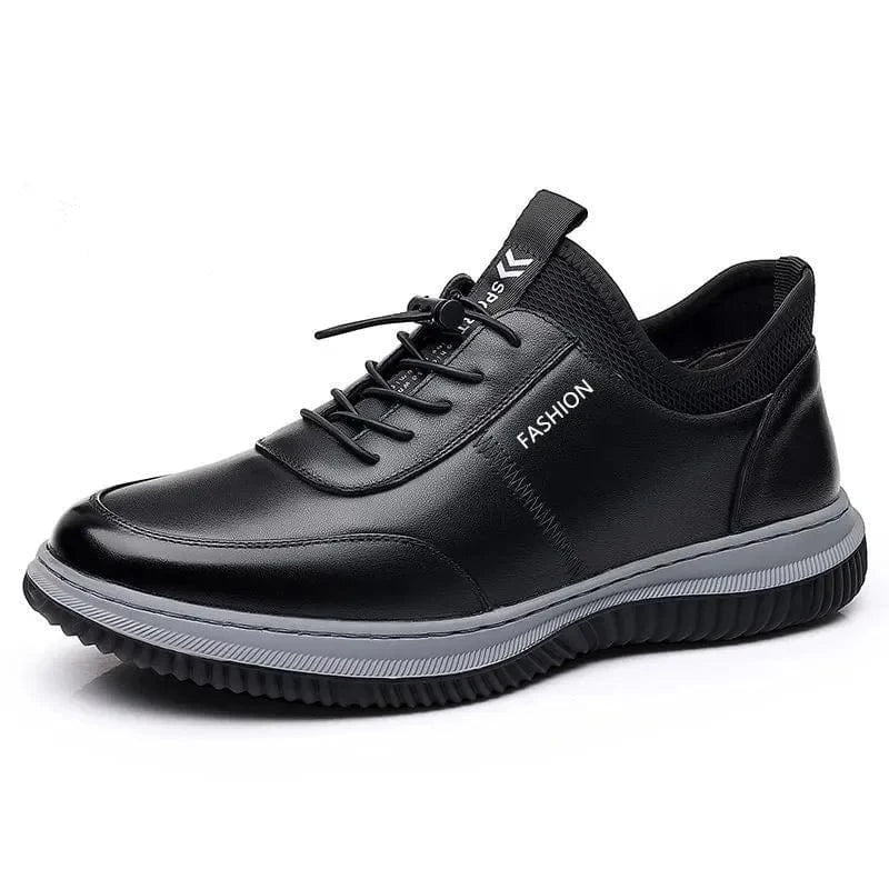 Chaussures Orthopédiques Noires Chic pour Hommes
