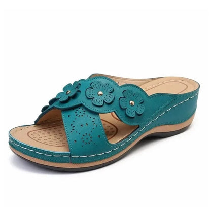 Claquette Orthopédique d’Été en Similicuir pour Femme