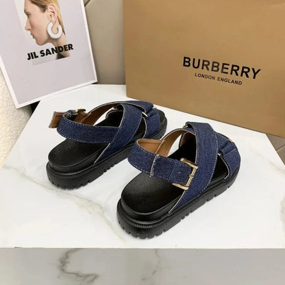 Claquette Orthopédique Femme Aspect Jean