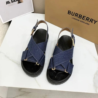 Claquette Orthopédique Femme Aspect Jean