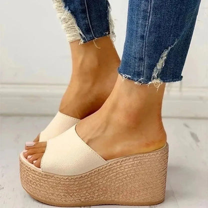 Claquette Orthopédique Femme avec Semelle Compensée