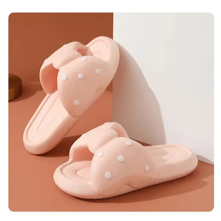 Claquette Orthopédique Femme Chic avec un Nœud Papillon