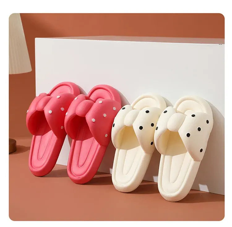 Claquette Orthopédique Femme Chic avec un Nœud Papillon