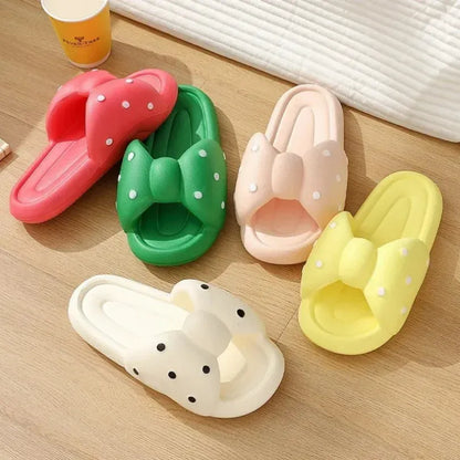 Claquette Orthopédique Femme Chic avec un Nœud Papillon