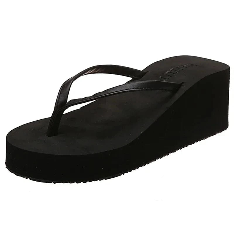 Claquette Orthopédique Femme Style Plateforme à Talon