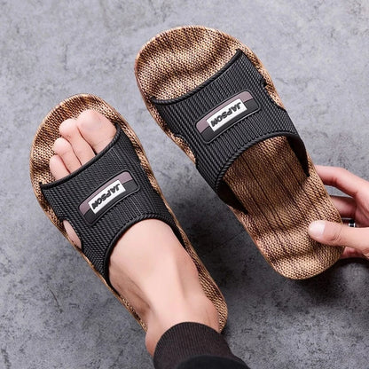 Claquette Orthopédique Homme avec Semelle Ondulée