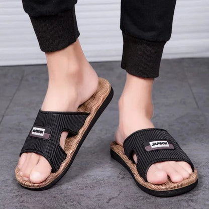 Claquette Orthopédique Homme avec Semelle Ondulée