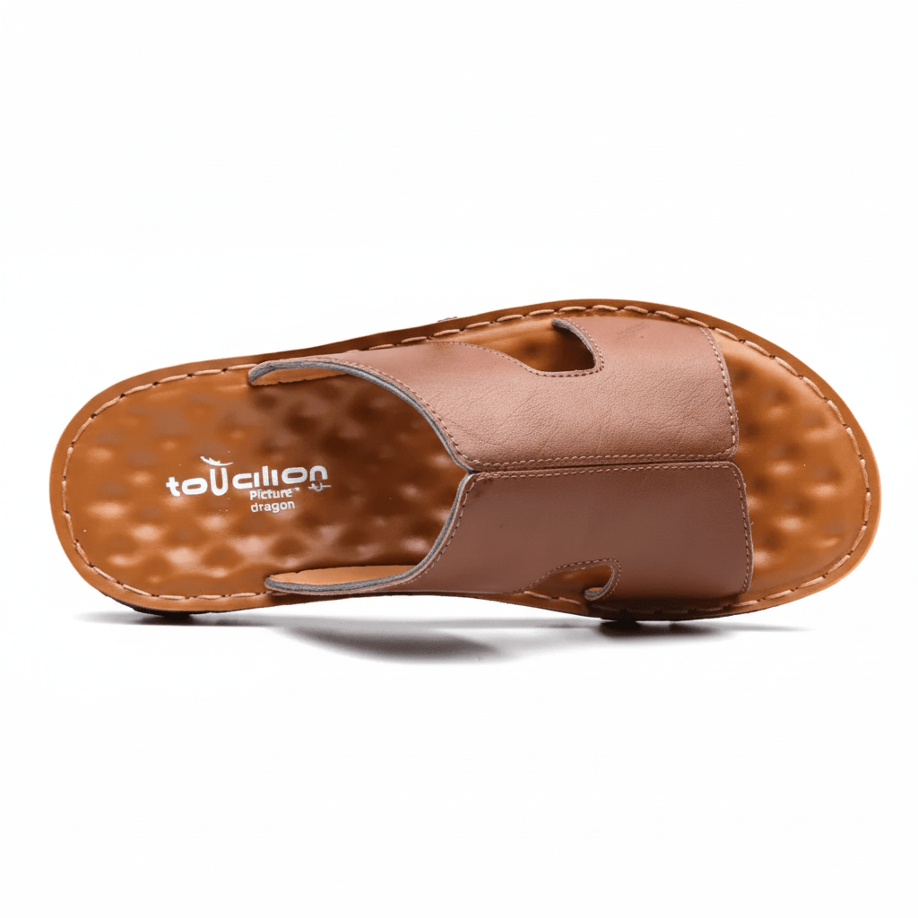 Claquette Orthopédique Homme en Cuir Responsable