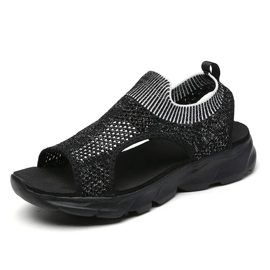 Claquettes à Semelles Compensées pour Femmes