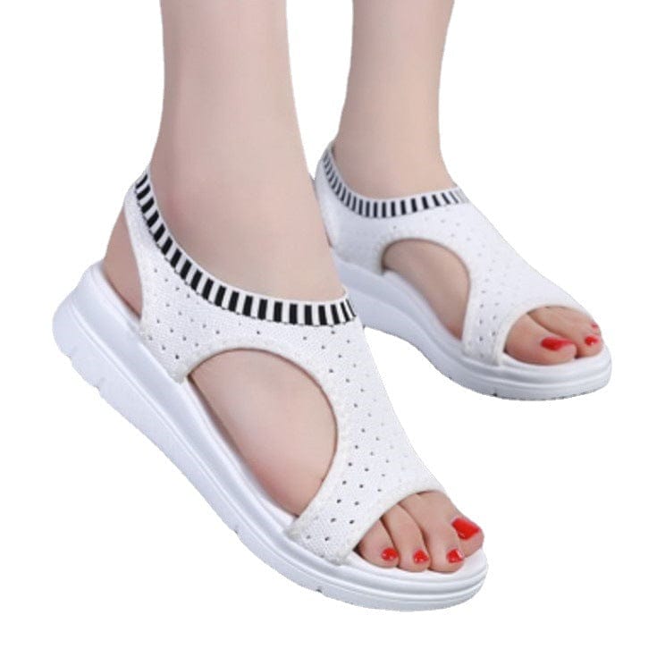 Claquettes à Talons Compensés et Orthopédiques