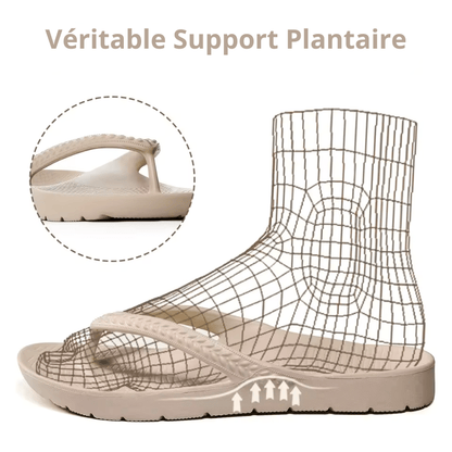 Claquettes Orthopédiques À Semelle Antidérapante Pour Femme