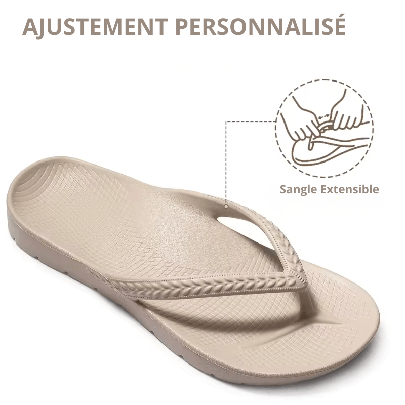 Claquettes Orthopédiques À Semelle Antidérapante Pour Femme