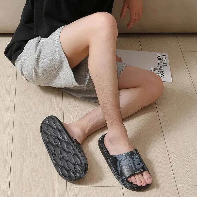 Claquettes Orthopédiques À Semelle Épaisse Pour Hommes