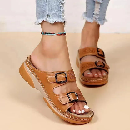 Claquettes Orthopédiques Vintage pour Femmes