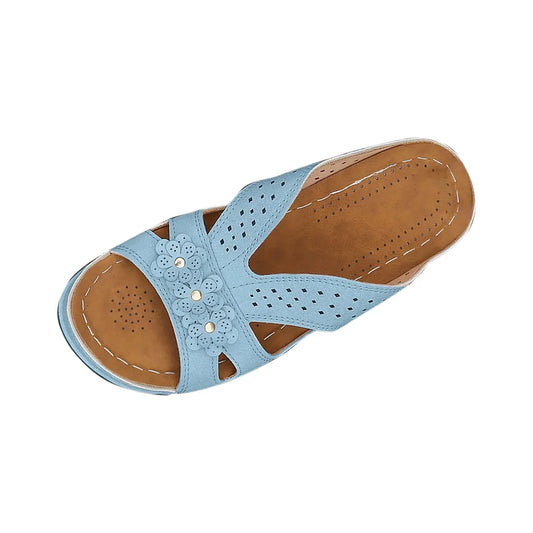 Claquettes Vintage À Semelles Orthopédiques Pour Femmes