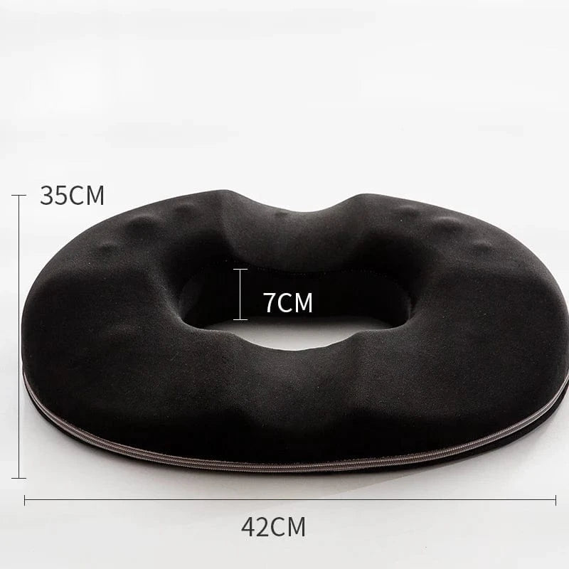 Coussin Ergonomique Lombaire en Relief avec Trou Central pour Homme