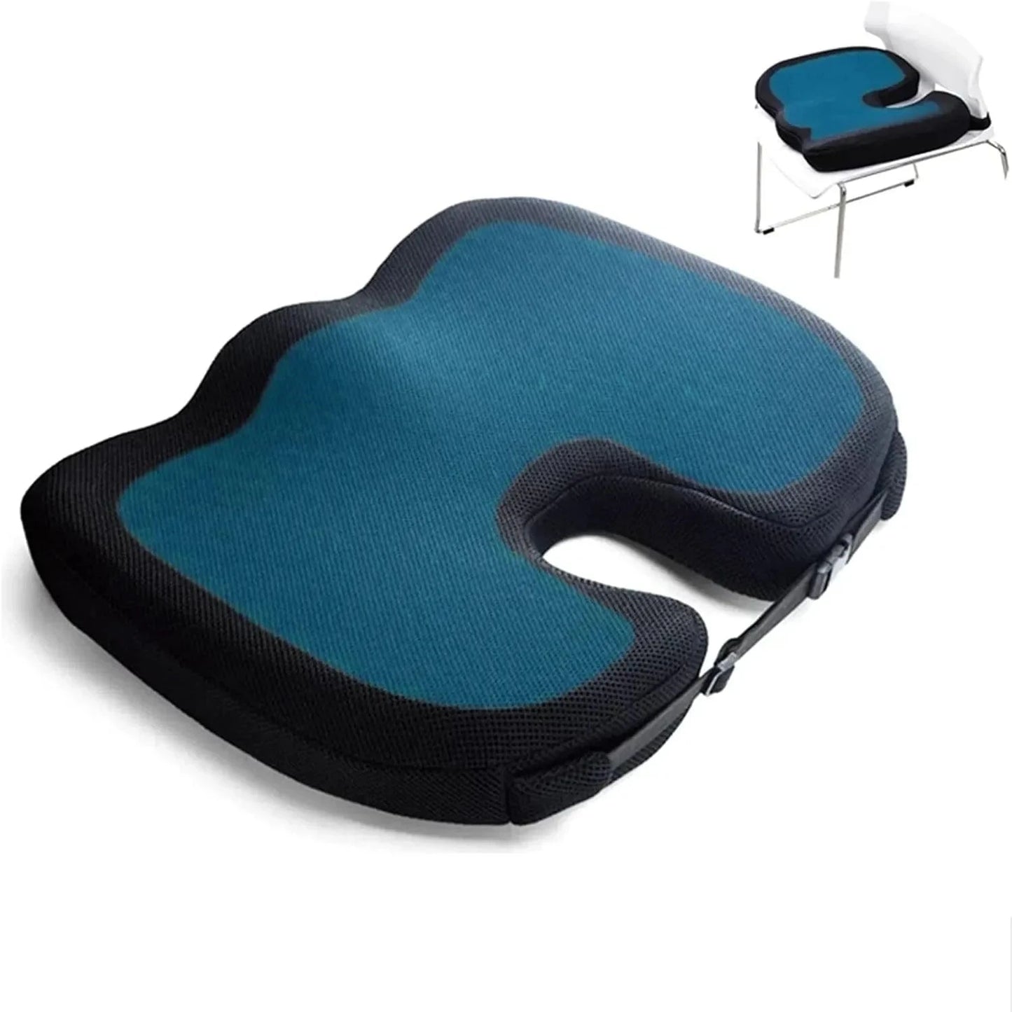 Coussin Orthopédique à Mémoire de Forme avec Gel pour Assise