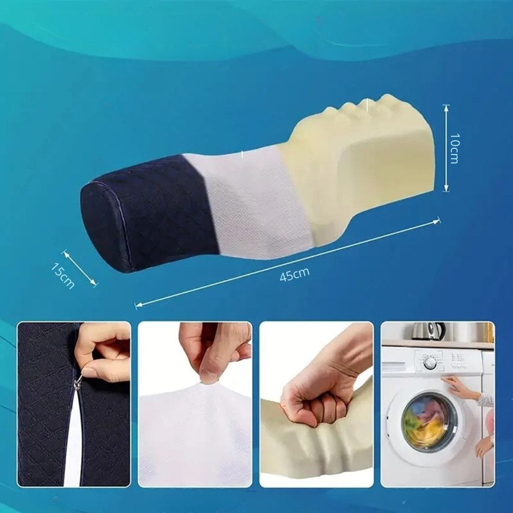 Coussin Orthopédique Cylindrique En Mousse À Mémoire De Forme