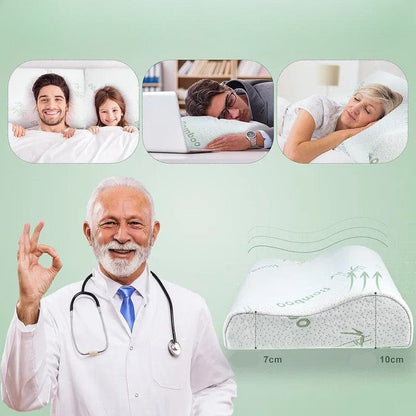 Coussin Orthopédique de Forme Allongée pour le Cou