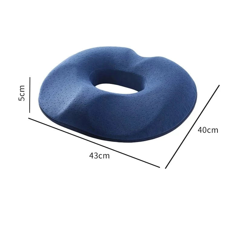 Coussin Orthopédique Dos à Mémoire de Forme Style Donut