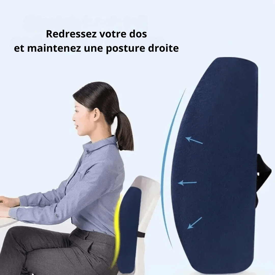 Coussin Orthopédique Dos En Mousse À Mémoire De Forme
