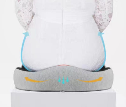 Coussin Orthopédique Dos et Assise en Mousse de Charbon de Bambou