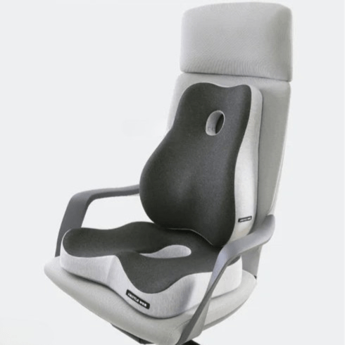 Coussin Orthopédique Dos et Assise en Mousse de Charbon de Bambou